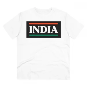Men's India Graphic T Shirt  - White