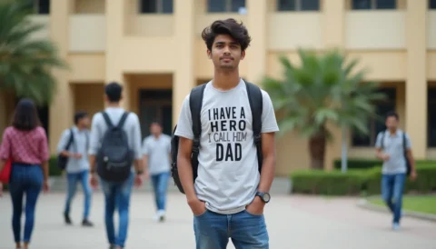 I Have a Hero I Call Him Dad T-Shirt