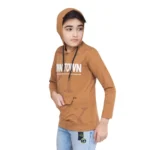PID 63996 Boy s Cotton Printeded Hooded Neck Hoodies Brown 4 1000x1000 1