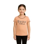 PID 64009 Girl s Cotton Printeded Round Neck T Shirt Sandal Beach 1 1000x1000 1