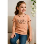 PID 64009 Girl s Cotton Printeded Round Neck T Shirt Sandal Beach 4 1000x1000 1