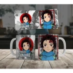 PID 65137 Anime Kamado Tanjiro Ceramic Printed Coffee Mug White 4 1000x1000 1