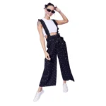 PID 65391 Women s Rayon Pinafore Shoulder Straps Jumpsuit Black 1 1000x1000 1