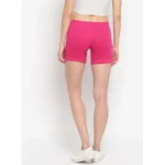 PID 65422 Women s Cotton Solid Elasticated Shorts Pink 2 1000x1000 1