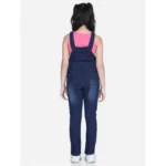 PID 66049 Girl s Buttoned Distressed Dungaree Blue 3 1000x1000 1