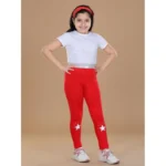 PID 66121 Girl s Elasticated Star Print Leggings Red 3 1000x1000 1