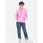 PID 66171 Girl s Long Sleeves Sweatshirt Pink 3 1000x1000 1