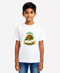 Kerala Onam Festival White T-Shirt for Boys | Cotton Tee