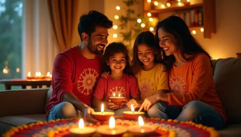 Diwali Family T-Shirts: 7 Stylish Ideas to Celebrate Together