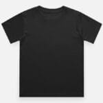 Boys' plain t-shirt combo black