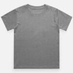 Boys' plain t-shirt combo charcoal melange
