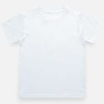 Boys' plain t-shirt combo White