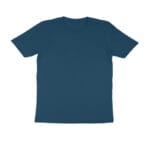 Navy blue plain men's round neck T-shirt