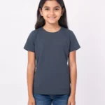girls' plain t-shirt combo - Navy Blue