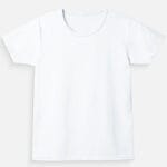girls' plain t-shirt combo - White