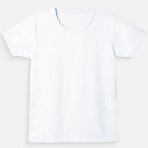 girls' plain t-shirt combo - White